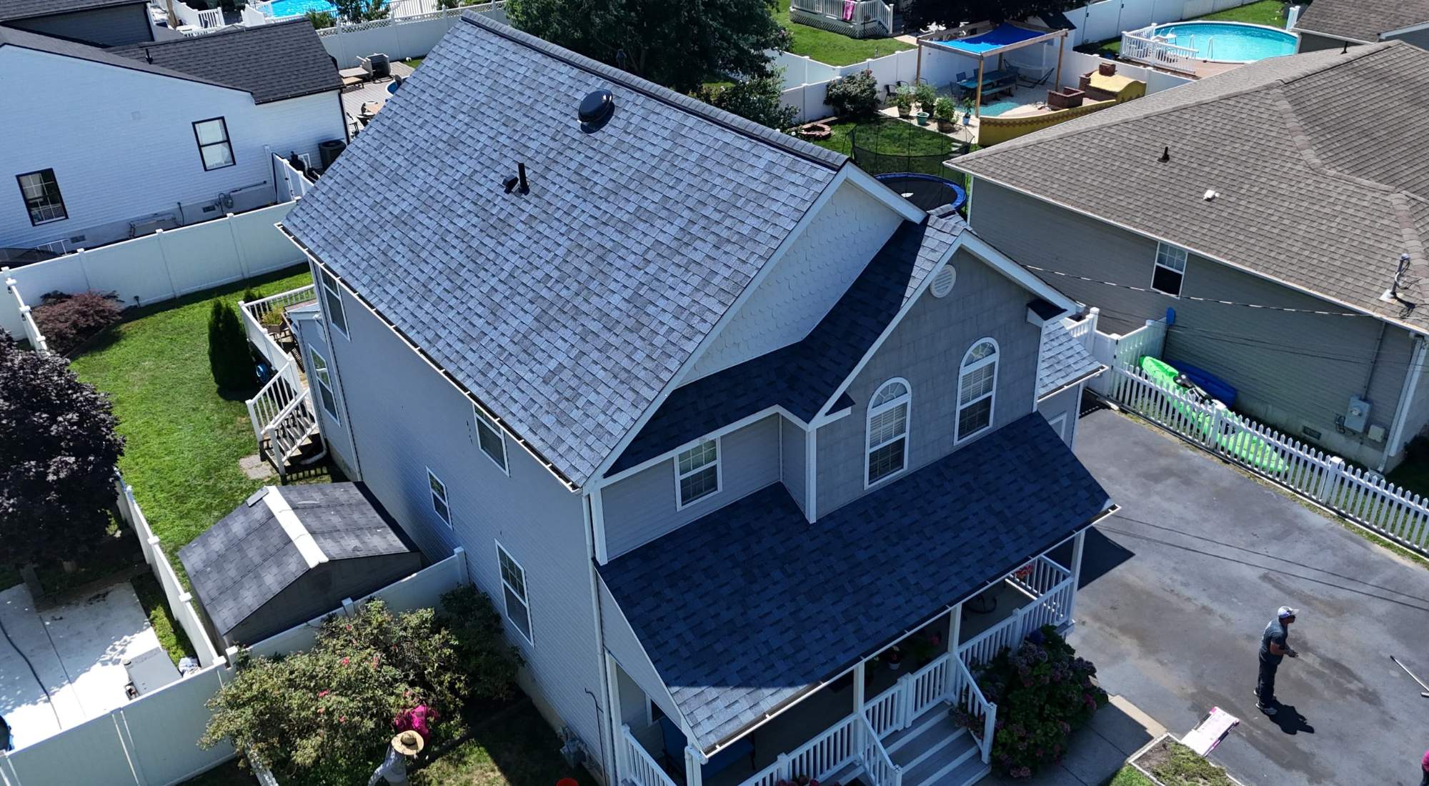 buena borough roof harbor blue after