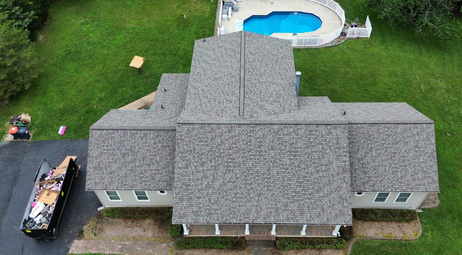 roofing buena vista township driftwood after