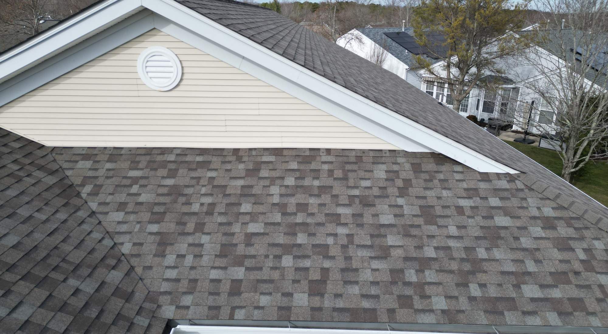 weymouth twp roof driftwood after box