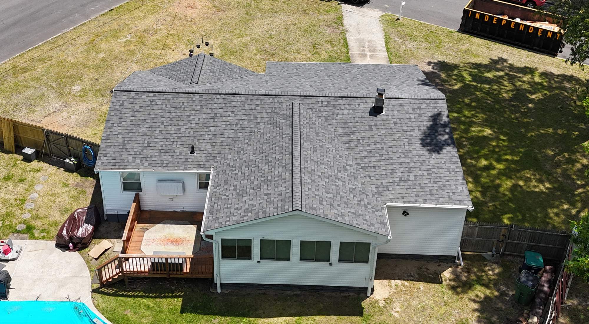 upper township roofing slatestone gray after