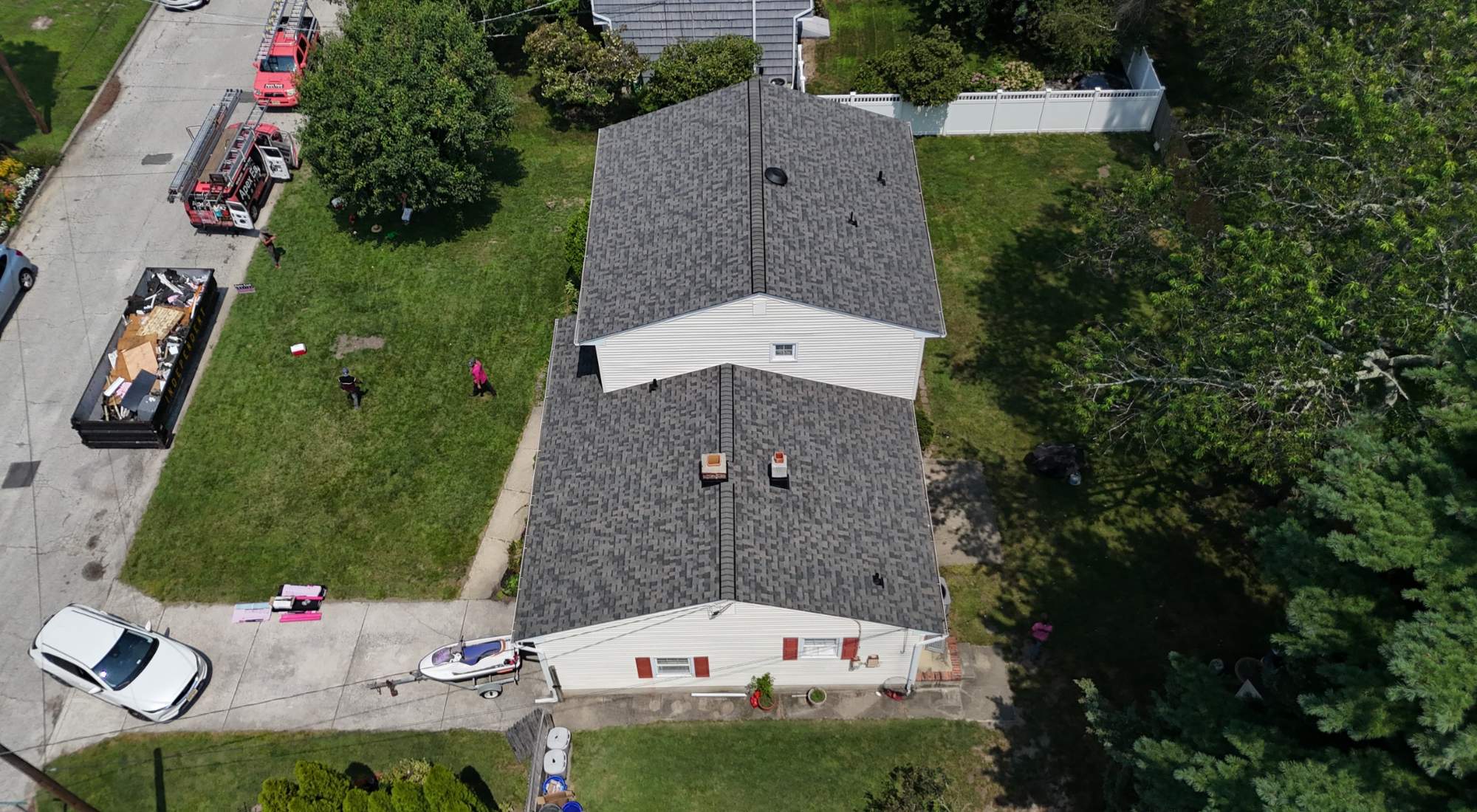 Middle Township NJ Roofing peppercorn after